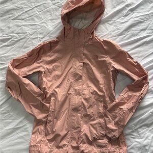 North face size XS women’s pale pink zip up jacket